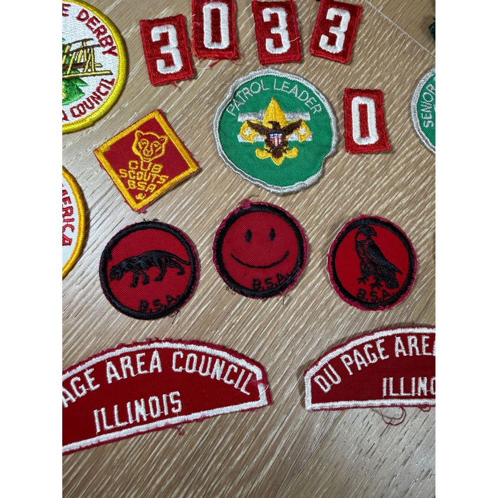 BSA Boy Scouts Philmont DuPage Area Council Patch Lot 1970s Vintage Multi Color - Picture 6 of 8